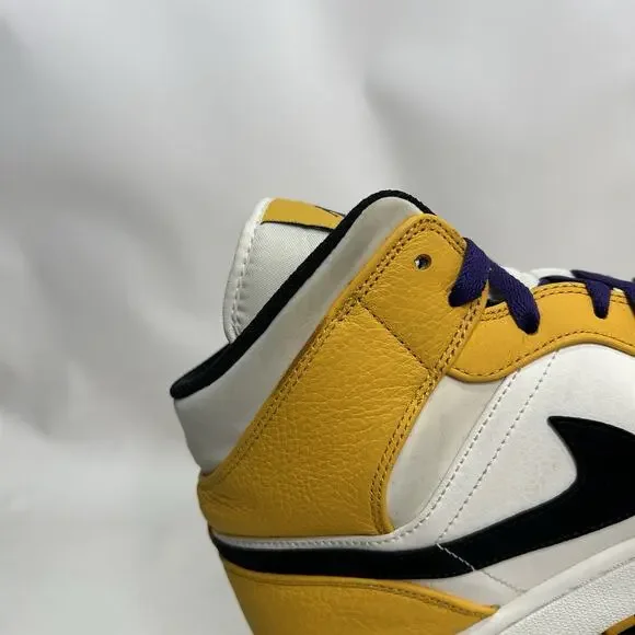 Nike Air Jordan 1 Mid Retro “Lakers/Purple & Gold”